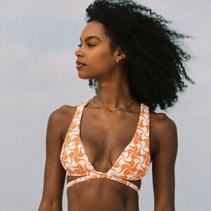 L Space - Eco Chic Econyl® Avery Bikini Top - Tesselation